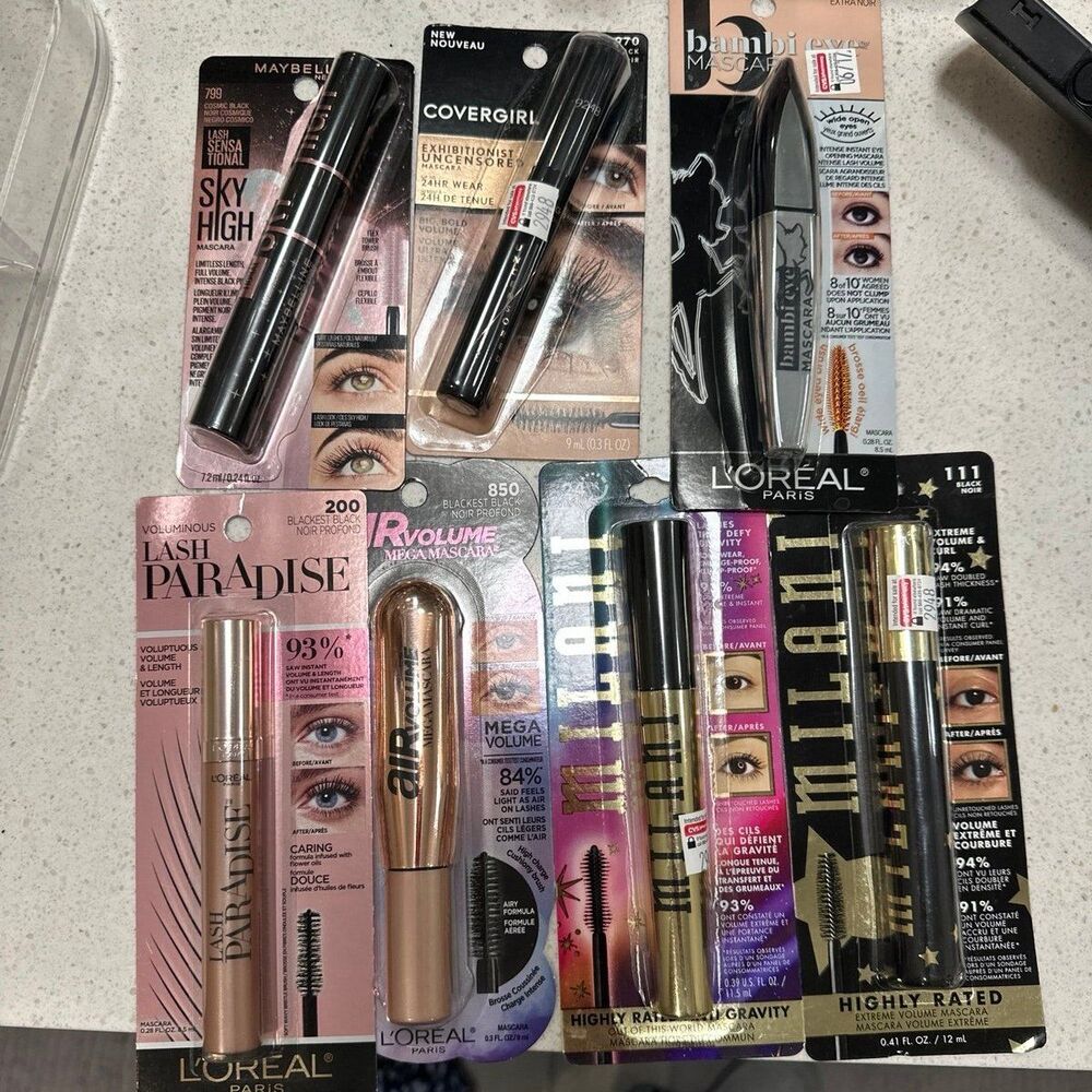 Bundle of Seven brand new mascaras